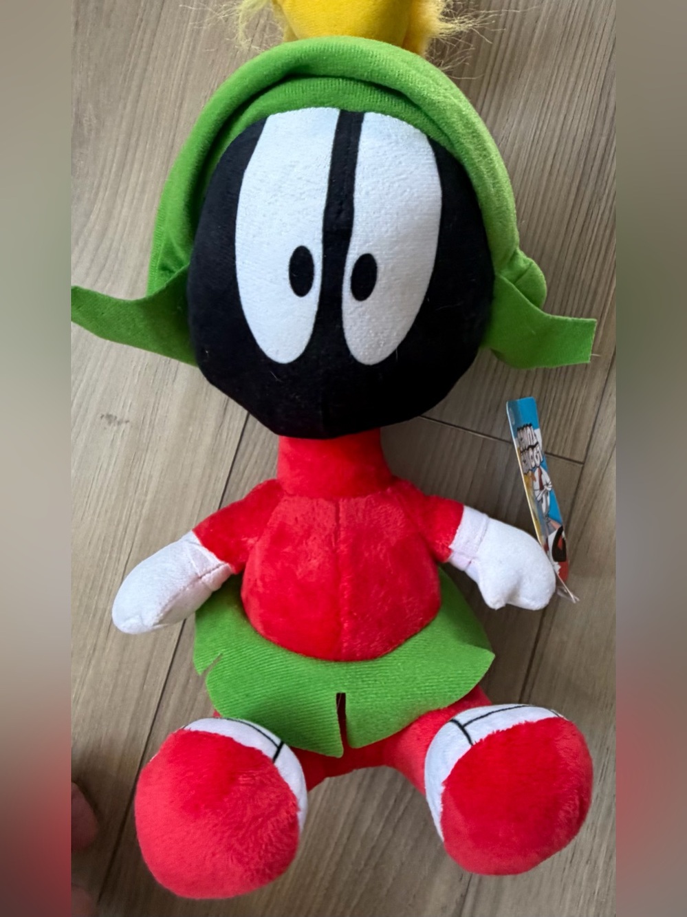 NWT Looney Tunes Marvin the Martian Plush Toy 15 Inch Warner Bros Cartoon